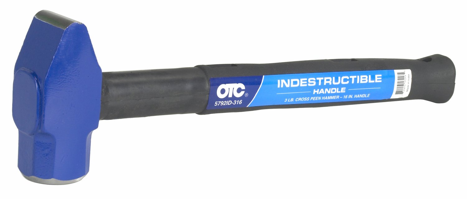OTC (5792id-316) Cross Peen Hammer – 3 lb. Head, manico 40,6 cm