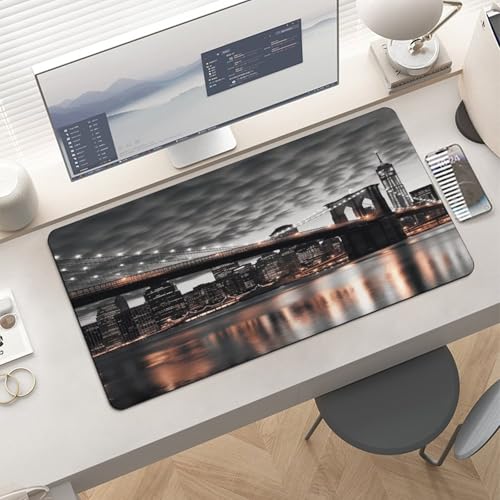 Mouse Pad grande de caucho con base antideslizante 60x30 cm miniatura 6