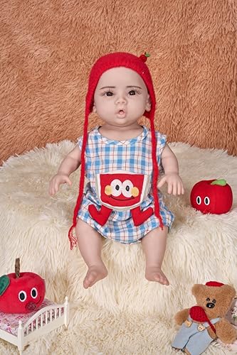 Muñeca Realista Reborn Bebé 47 cm Posaible de Silicón miniatura 2