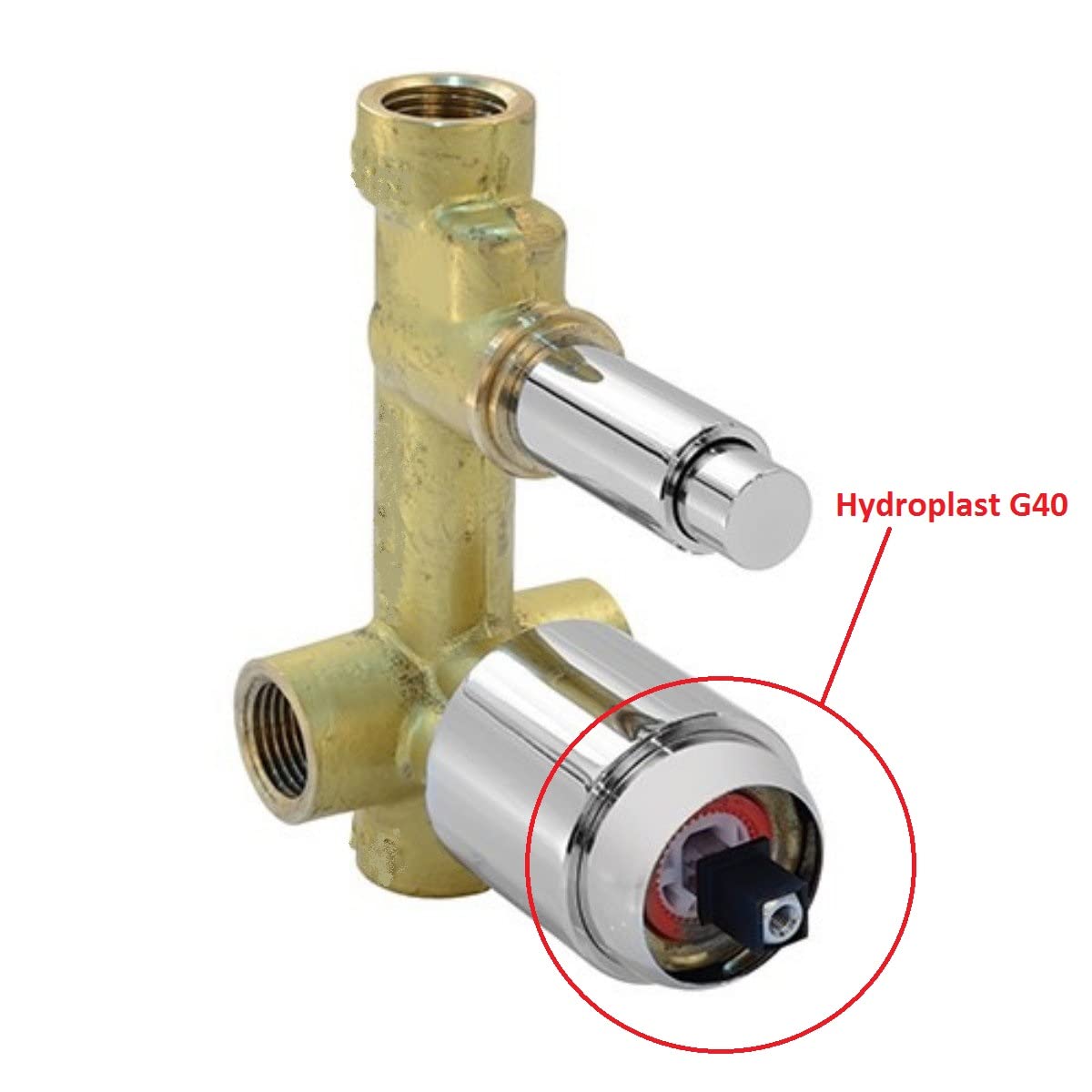 VICTAC Brass Cartridge Replacement - G40 for Mixer Taps -5