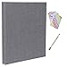 Price comparison product image RECUTMS Photo Album Self Adhesive Scrapbook Magnetic Double Sided Linen Scrapbooking 40 Pages 28 x 27 cm DIY Photos Accessories Kit for Anniversary Wedding Family Memory Book (Grey)