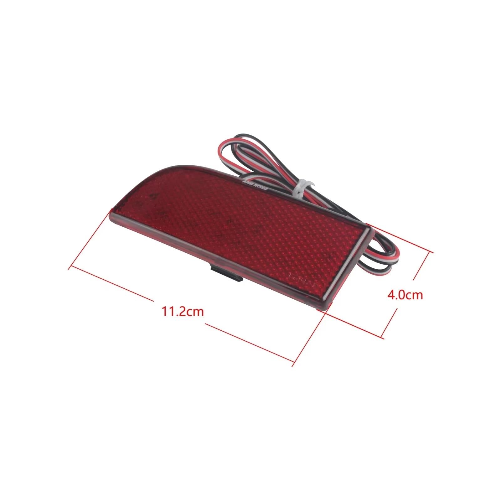 Per Benz W639 per Vito per Viano 2003-14 1 coppia Riflettore posteriore Reflector LED STOP Brake Light Riflettore Paraurti Posteriore