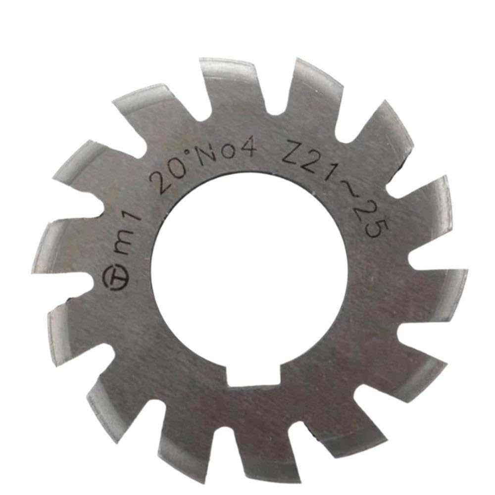 Fresa de engranajes M0.4 M0.5 M0.6 M1 M2 M3Modulus Grados