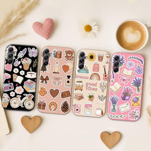 Image of COLORflow Back Cover Compatible with Samsung Galaxy A34 5G | Pastel Dreams Collection Customized | Glossy Armoured Bumper with Camera Protection Back Cover Compatible with Samsung Galaxy A34 5G
