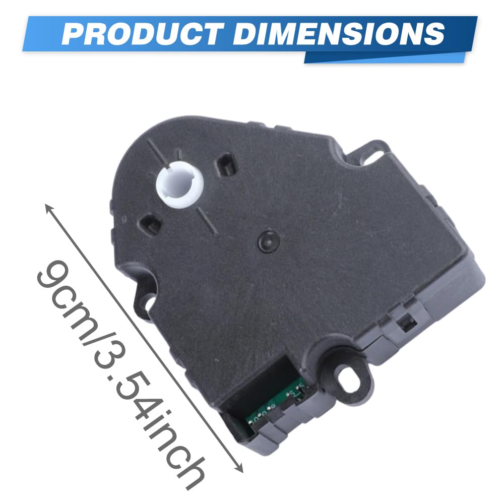 Aktuator mieszacza powietrza HVAC z 5 włącznikami, kompatybilny z Fordem F-150 1997-2003, Fordem E-150 Econoline 1993-2008, Dodge Durango 2011-2015, zastępuje 604-124, 16124952, 89018368