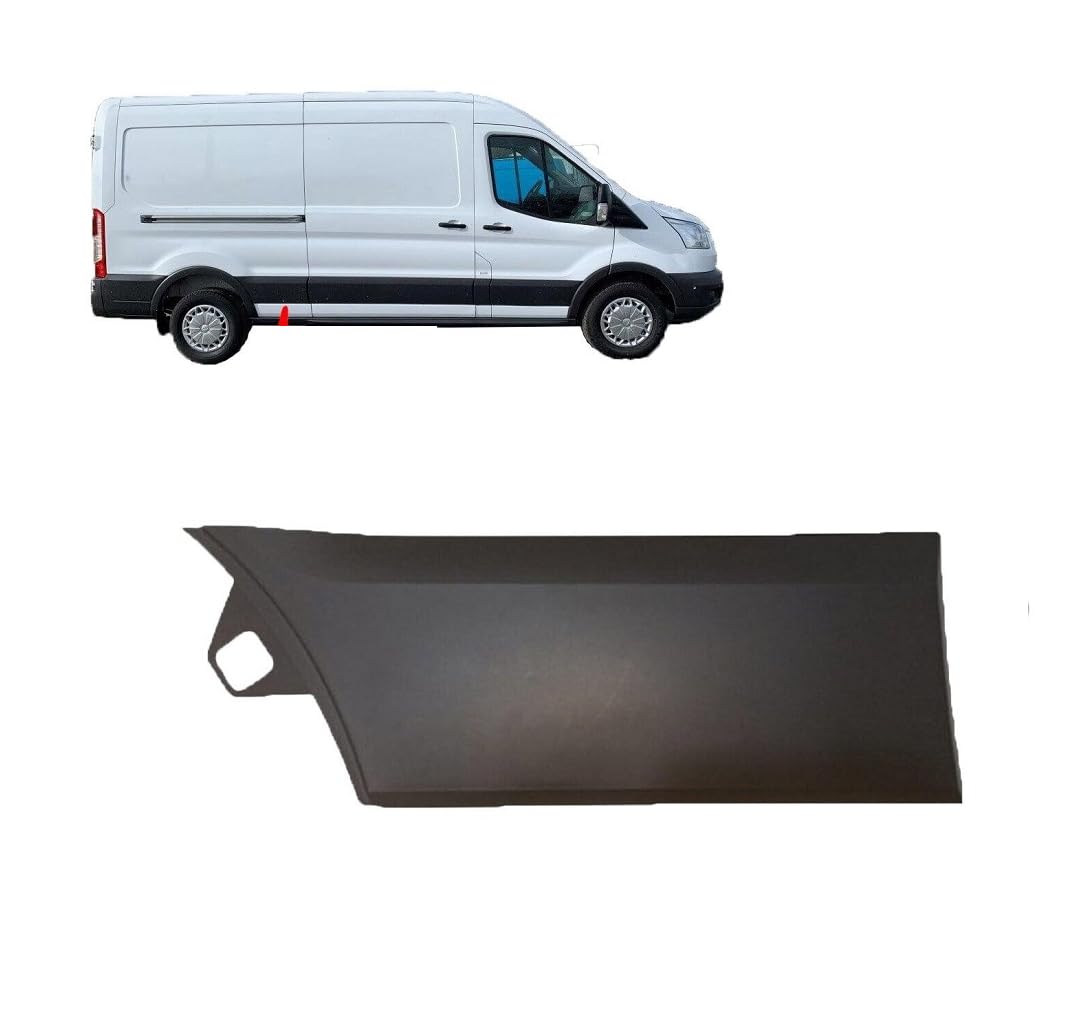 Modanatura laterale portiera posteriore destra senza foro di segnalazione per Ford Transit MK8 (dal 2014 in poi) 1854492, BK31V29396BD5CND