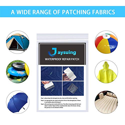 30PCS Heavy Duty reparatie patch, zelfklevende patches tape voor luchtbed, opblaasbare boot, trampoline, opblaasbare… - Image 5