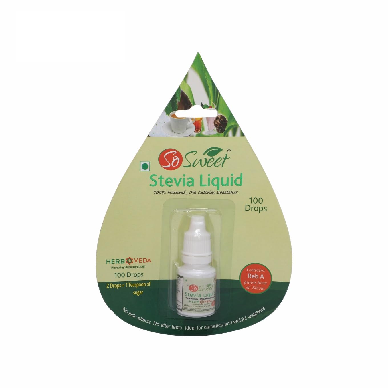 So Sweet Stevia Liquid Sugar Free 100 Drops - 5ml | Zero Calorie | Diabetic Friendly (B0CY5KP37K) Amazon Price History, Amazon Price Tracker