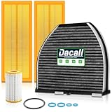 Oil Filter & Engine & Cabin Air Filter Kit for Mercedes