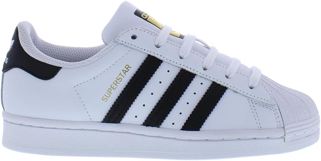 adidas Originals Superstar GS Boys Shoes Size 4, Color: Cloud White/Jet Black-White