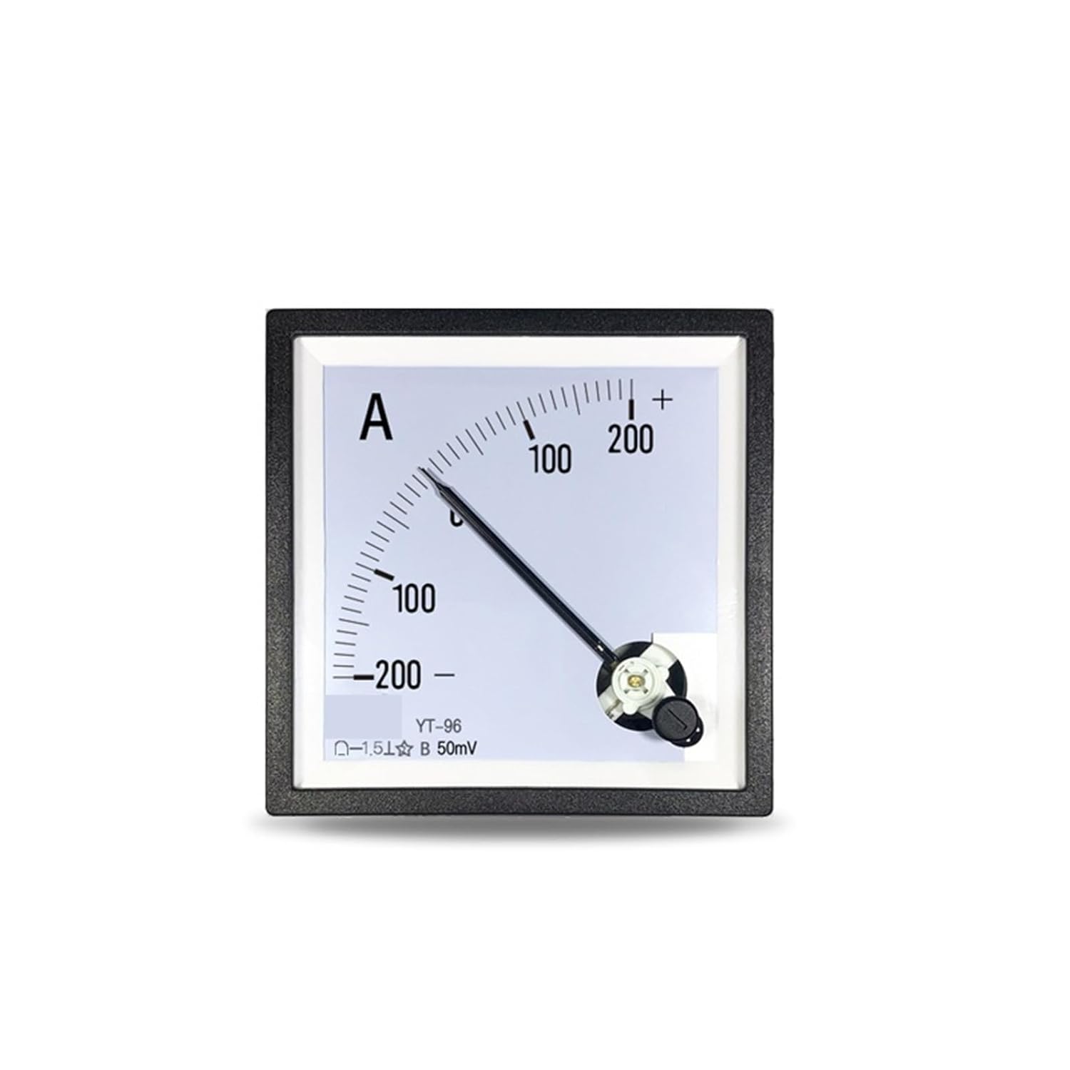 YT96±50mV Input DC Ammeter ±50A ±100A±150A±200A Bidirectiona 96 * 96mm 1Pcs(-50A to 50A 50mV)