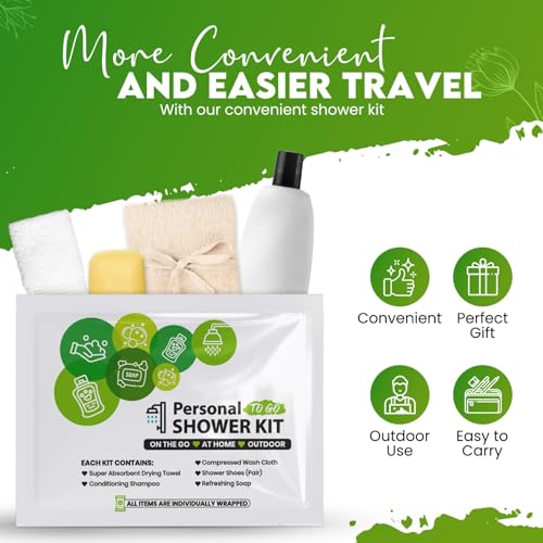 Compact-Personal-Shower-Kit-To-Go-Green--Your-Hygiene-Companion-for-Travel-Gym-Camping-Shower-on-the-Go-Shampoo-Soap-Towel-All-in-One-1