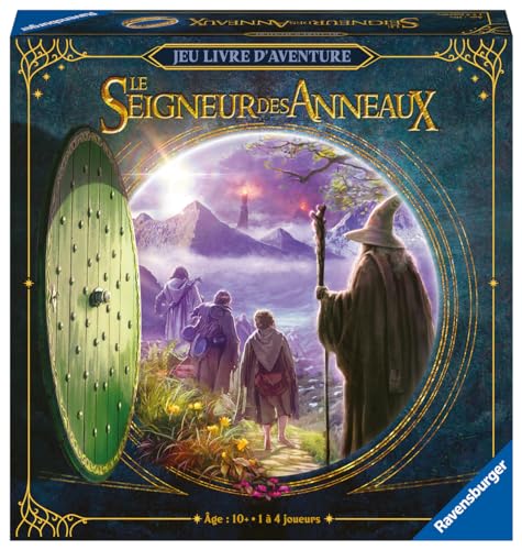 Ravensburger - Le Seigneur des Anneaux - Livre d'Aventure - Jeu de Plateau coopératif - 1 à 4 Joueurs dès 10 Ans - 30 Minutes par chapitres (8 chapitres) -...