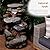 Alpine Corporation | 40" 4-Tier Rock Floor Fountain with Cascading Water & White LED Lights, Tranquil Outdoor Water Feature for Garden, Patio, Yard & Deck, Light Gray