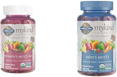 Miniatura 1 de Garden of Life Organics - Vitaminas gominolas para mujeres, con más de 40 vitaminas, sabor bayas, certificadas orgánicas, sin OMG, veganas y
