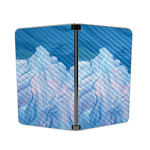 Image of MIGHTY SKINS MightySkins Carbon Fiber Skin for Microsoft Surface Duo - Daydream | Protective, Durable Textured Carbon Fiber Finish | Easy to Apply, Remove, and Change Styles | Made in The USA