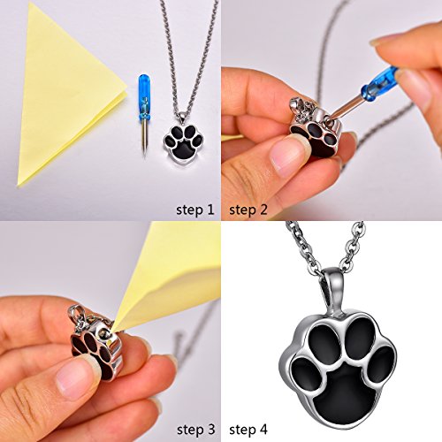 Stainless Steel Dolphin Urn Necklace for Ashes Cremation Jewelry Memorial Keepsake4