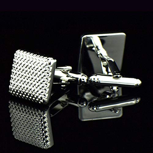 Gemelos cuadrados para camisa de acero inoxidable miniatura 3