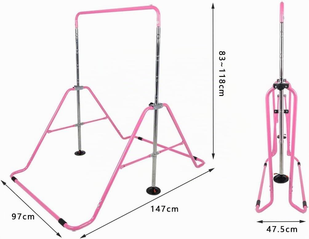 barra telescopica pieghevole per ginnastica in altezza regolabile barra orizzontale fitness arrampicata torre casa palestra per bambini