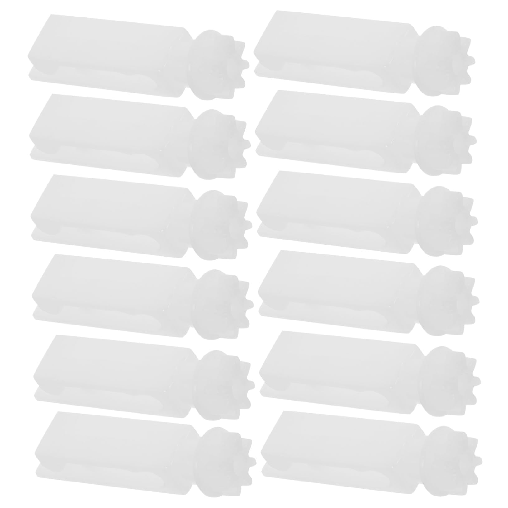 Cabilock 20pcs Vertical Blind Replacement Stems Transparent Repair Parts for Vertical Blinds Easy Installation Compatible Various Models Extends Lifespan