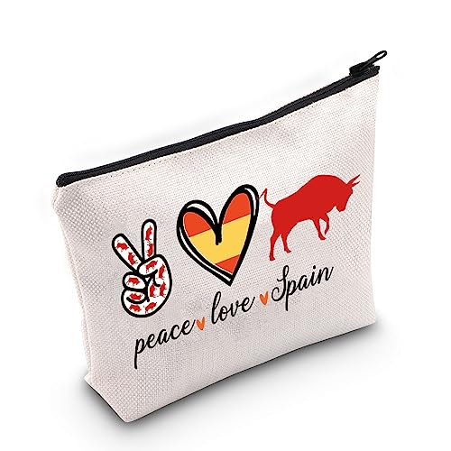 Spagna Viaggio Regalo Spagna Barcellona Vacanza Regalo Spagna Accessori Da Viaggio Borsa per gli Amanti Spagna Regalo Spagnolo, U.peace Spagna, Borse cosmetiche