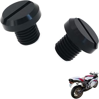 generic 2PCS motorcycle mirror plugs Compatible with Ducati 749 Martini,tuning accessories,sturdy and durable(black)