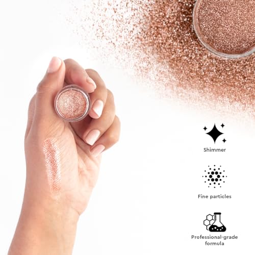 Image of C2P Pro Eyeshadow Pigment 2g | Shinny Winny 190 | Metallic Loose Glitter Eye Makeup Powder | Highly Pigmented Long Lasting Smooth Blendable Eyeshadow for Women and Girls