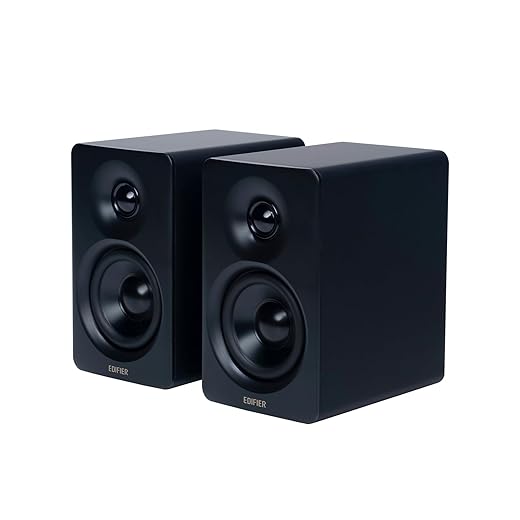 Edifier M60 Altavoz Multimedia Bluetooth 5.3 | 66W Rms, Hi-Res Audio Wireless, Ldac | 3&Quot; Woofer + 1&Quot; Tweeter | Usb-C/Aux | Diseño Compacto Para Pc/Escritorio-Negro