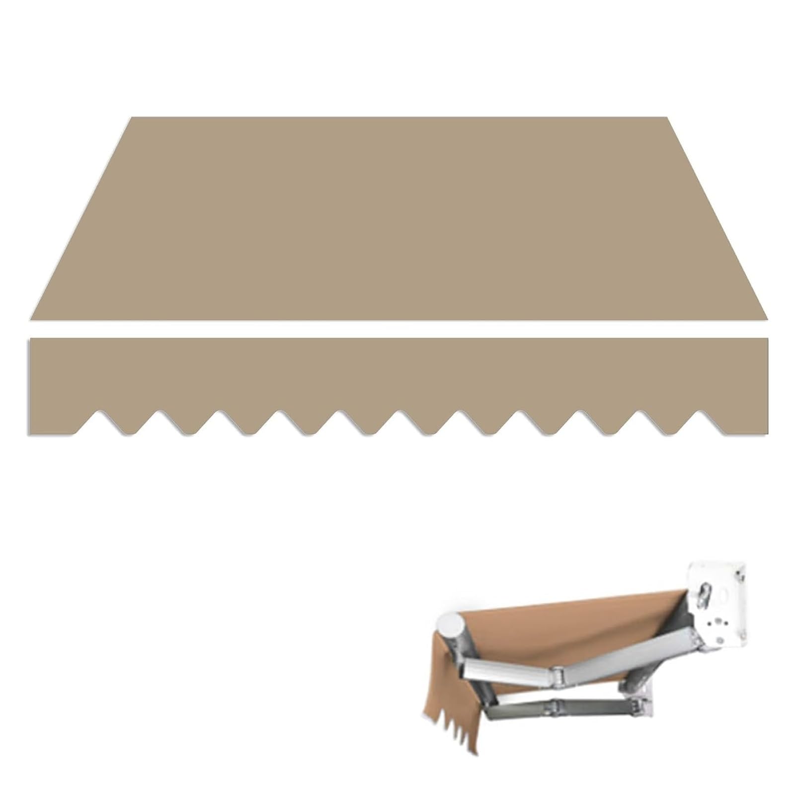 Toile de rechange pour store bâche extérieure terrasse polyester