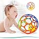 Fokroin Greifball für Babys, O Ball für Babys, Bright Starts, Weiche Beißring BPA-frei Silikon O Ball, Baby Trainingsball Geeignet für Männer und Frauen, Neugeborene, Kinder Bälle für Kinder