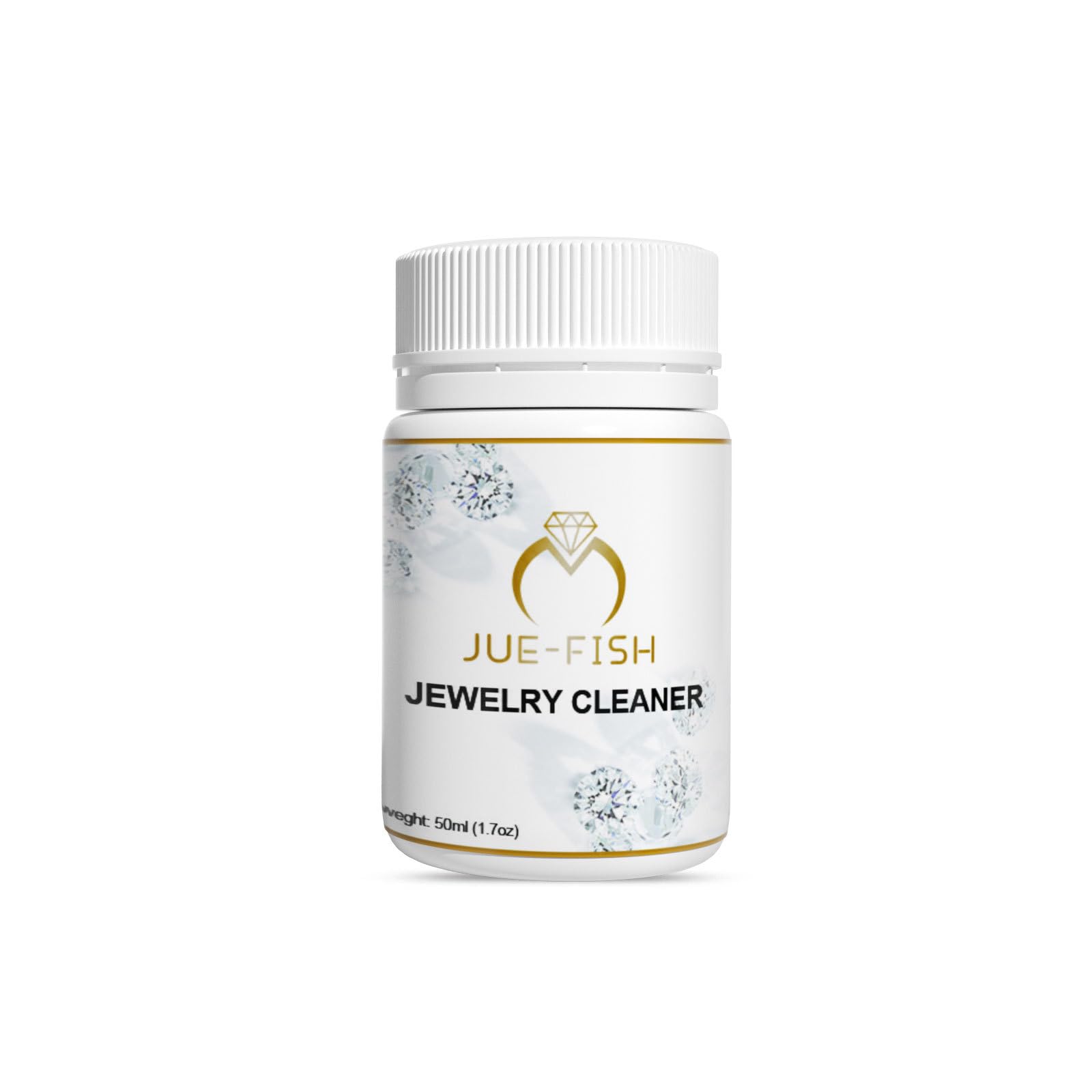 GenericHELEMIY Fine Jewelry Cleaner Liquid – Restores Shine & Brilliance to Gold, Platinum, Precious Gemstones & Diamond Jewelry