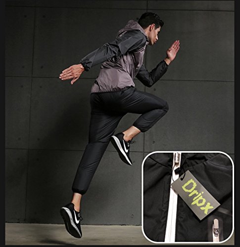 [Dripx] サウナスーツ 【 累計30000着突破 】 時短ダイエット 大量発汗 モテボディ ランニング エクササイズ メンズ レディース 洗濯可 上下セット 日本メーカー 8枚目