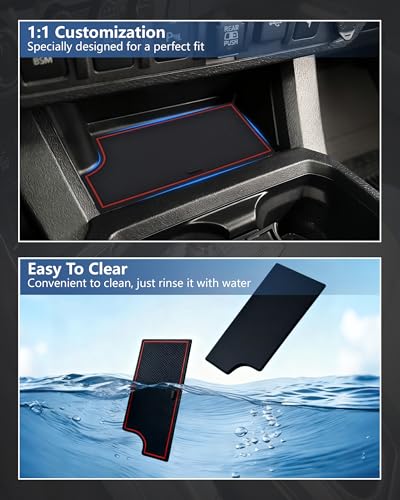 Image of Wireless Charger Insert Protective Pad for 2016-2023 Toyota Tacoma Accessories, Non-Slip & Anti-Dust & Prevent Overheating Center Console Cover Protector for Tacoma Interior Accessories