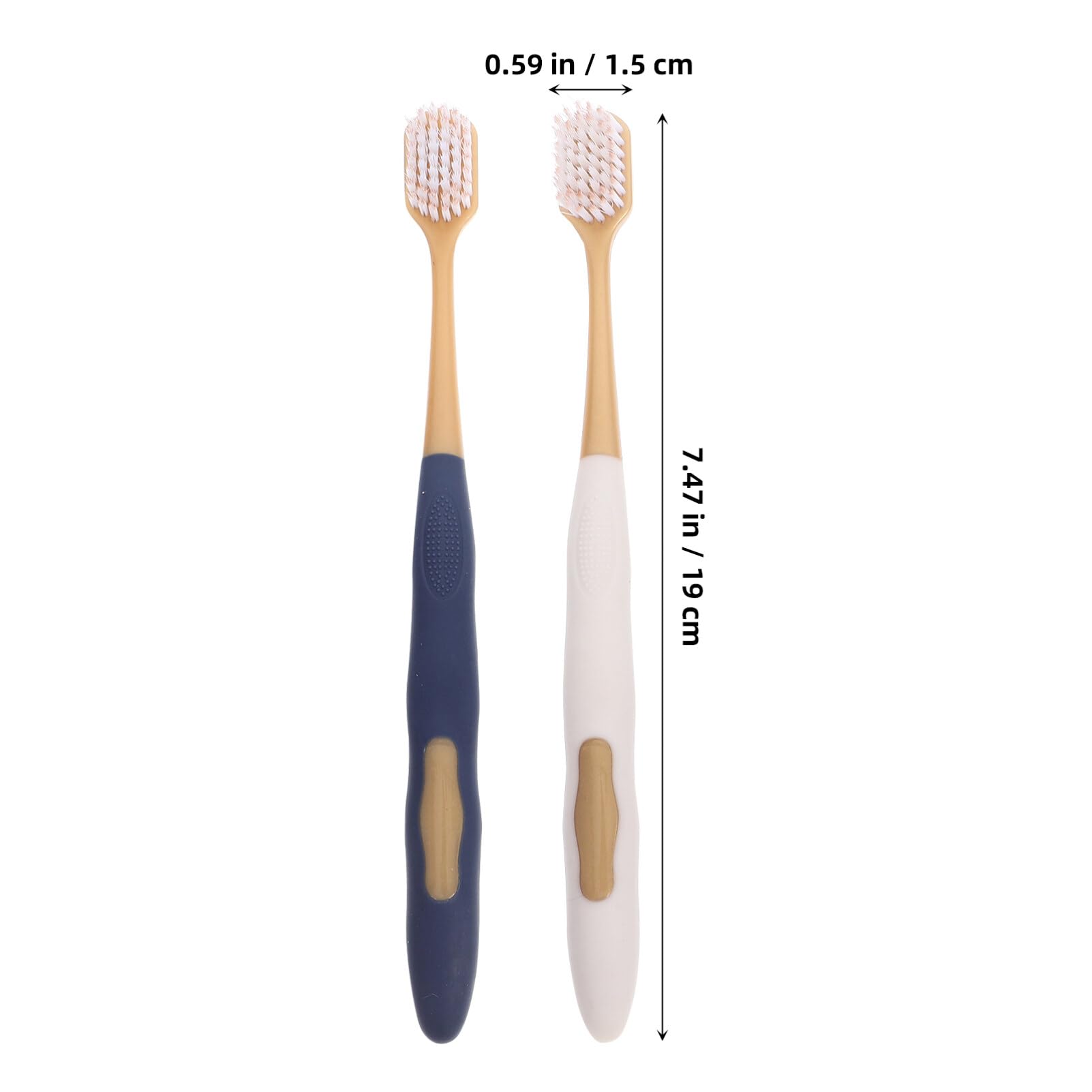 Beavorty 36pezzi Spazzolini da Denti Setole Morbide per Uso Domestico Portatili Ergonomici per Adulti da Viaggio Resistente all Usura Strumento di Pulizia Quotidiana