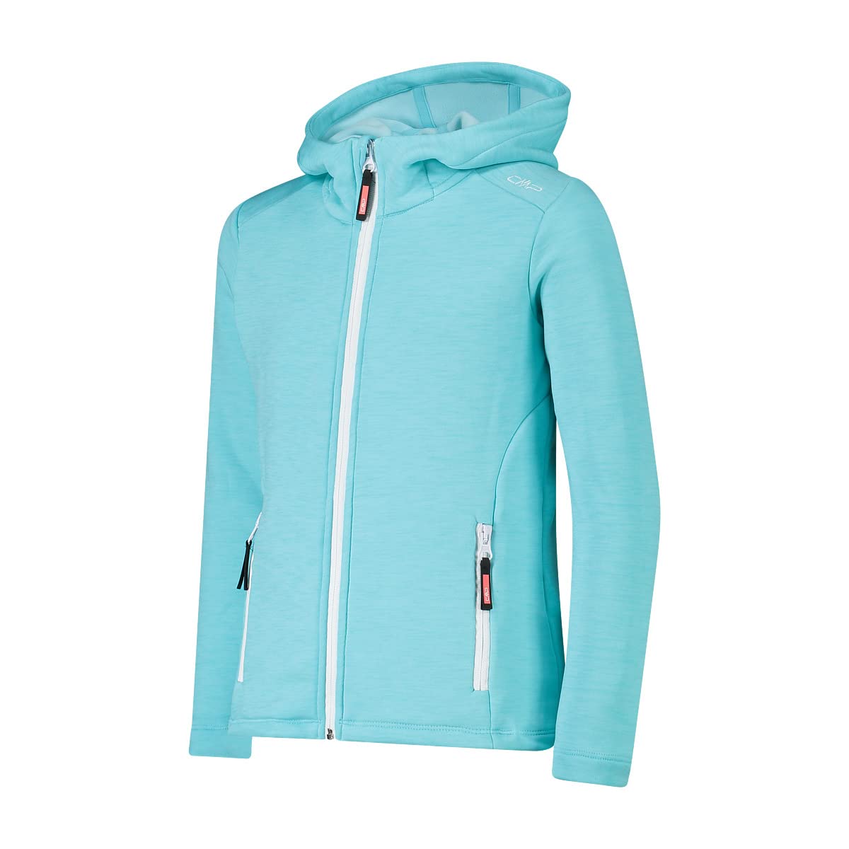 CMP Giacca con cappuccio Girls Fix, acqua mel., EU 110