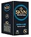 Produktbild SKYN Extra Lube Kondome 50 Stück/Skynfeel Latexfreie Kondome für Männer, Gefühlsecht Hauchzart, Extra Feucht Kondome Box, Sensitiv, Kondome 53mm Breite
