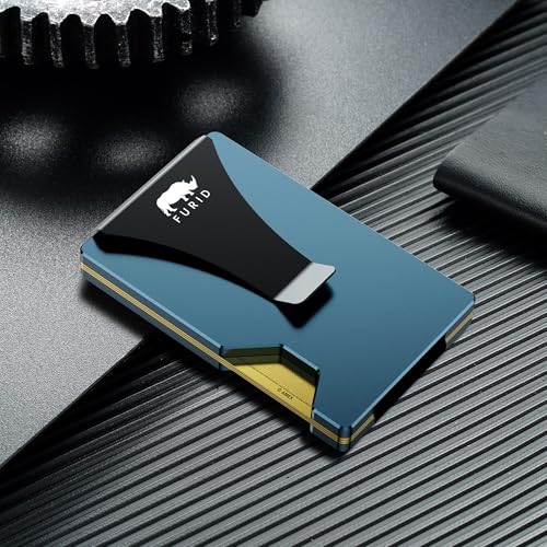 Minimalist Card Wallet for Men Slim: Rfid Metal Wallet with Money Clip Credit Card Holder - Gift for Man Husband at Anniversay Brithday4