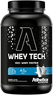 Whey Tech - 900g Leite - Atlhetica Nutrition