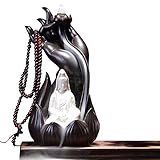 Porcelain Backflow Incense Holder Buddhist Smoke Waterfall Incense Cone Incense Sticks Holder Backfl