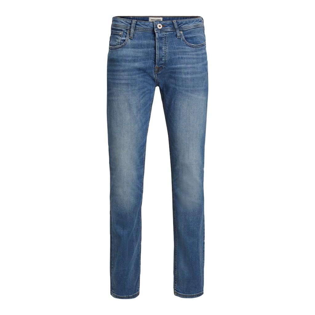 Jack & Jones Herren Jeans-Hose - JjiTim JjOriginal Denim Straight-Fit