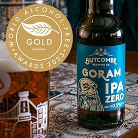 Butcombe Brewery, Goram IPA Zero Alcohol Bottles, Vegan Friendly, Stone fruit, Citrus, and Bitter Notes, 12 x 330ml Butcombe Brewery, Goram IPA Zero Alcohol Bottles, Vegan Friendly, Stone fruit, Citrus, and Bitter Notes, 12 x 330ml – BUTCOMBE