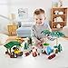 Fisher-Price Wonder Makers Design System Soft Slumber Campground - 60+ Piece Building and Wooden Track Play Set for Ages 3 Years & Up