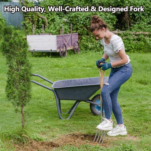Horquilla de Jardín Berry&Bird 4 púas acero inox 37.4" miniatura 2
