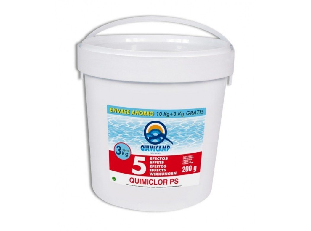 QUIMICAMP Bidon Chlore 5e 200 gr/13kg