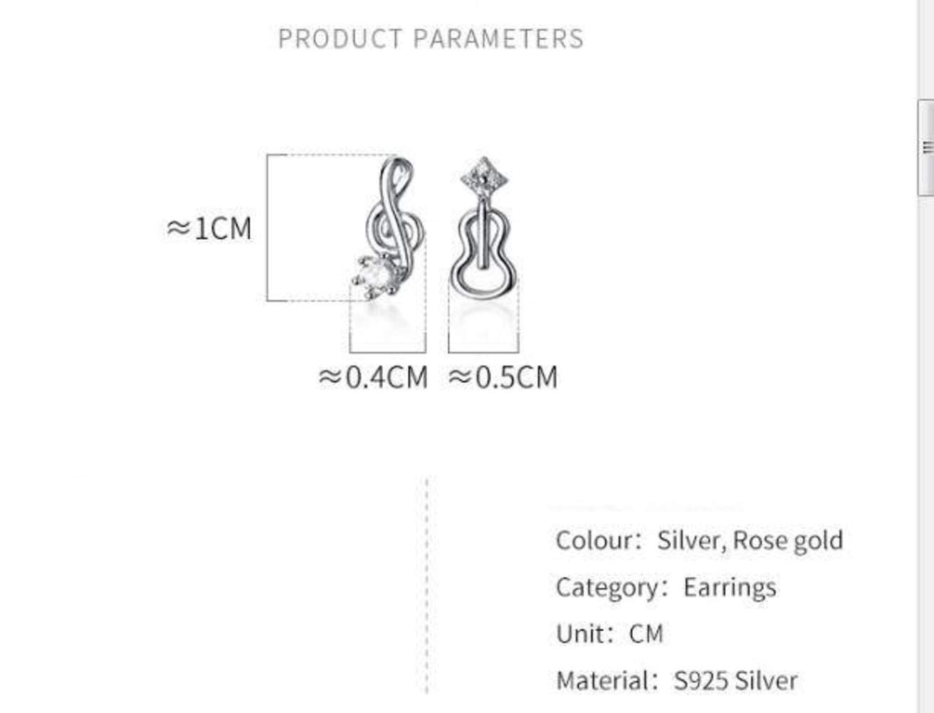 Orecchini asimmetrici con perle e zirconi da donna - Orecchini ad ago in argento sterling 925 per ragazze, Insoliti orecchini a bottone con cristalli sotto l'orecchio, Regali per le donne