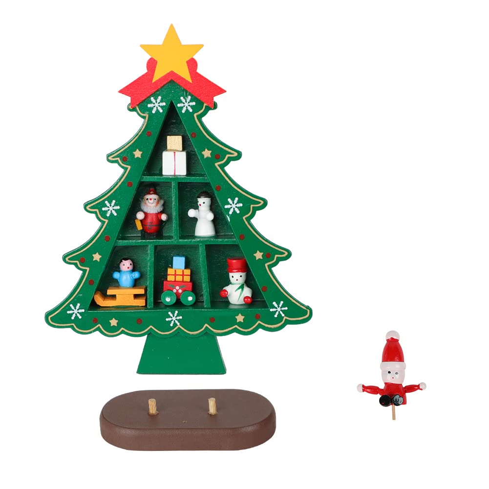 Amazon.co.jp: クリスマスツリー 木製 おもちゃ 子供 卓上 ミニ