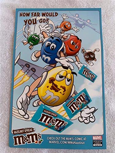 絵画 M&M MARVEL M&M's 11x17 Original Promo Poster NYCC 2019 Limited Edition