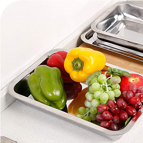 Lsydgn 2 Pezzi Teglia Vassoio Rettangolare