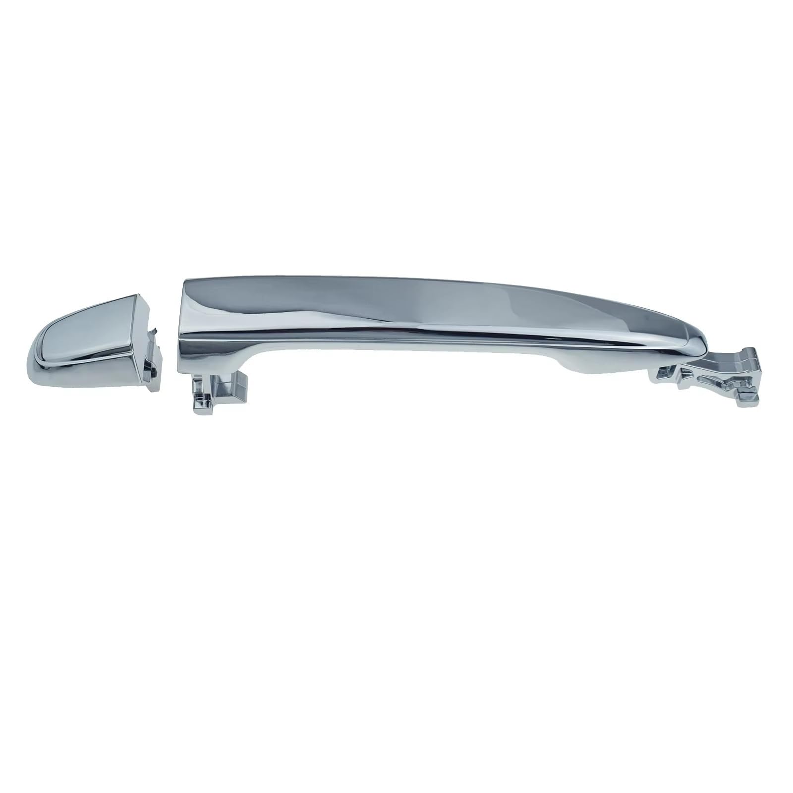 Zjyzyq One Color Car Sliding Outer Door Handle For Toyota For Alphard For Anh10 2003-2008 Front Rear Sliding Door Outer Handle Chrome Left Right(Rear Right)