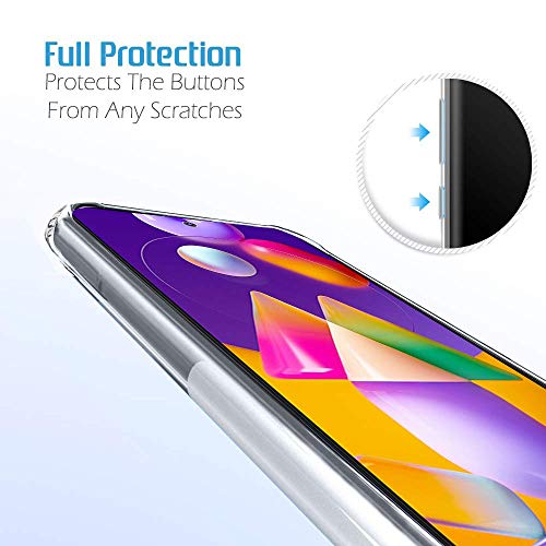 Image of TheGiftKart Back Cover Soft Case for Samsung Galaxy M31s | Best Camera Protection | Inbuilt Dust Plugs & Anti-Slip Grip | Ultra Clear Slim Back Cover Case for Samsung Galaxy M31s (Transparent)